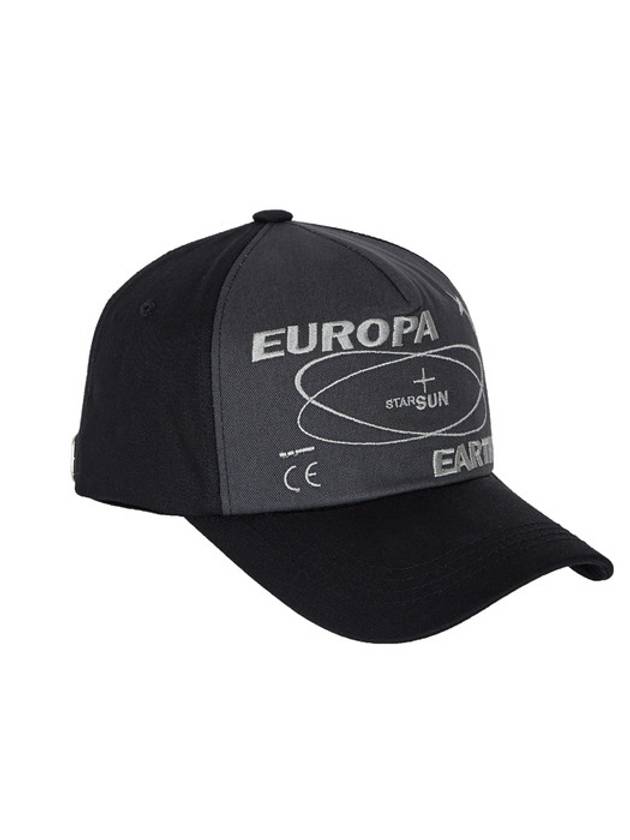 Europa 5 panel cap black - S SY - BALAAN 6