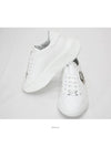 Metal Logo Statement Low-Top Sneakers White - PHILIPP PLEIN - BALAAN 3