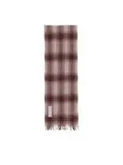 Resolution Check Wool Scarf Brown - OUR LEGACY - BALAAN 2