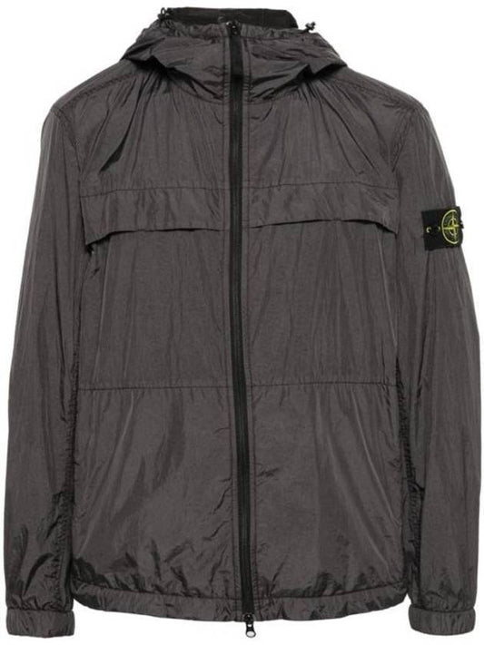 Garment Dyed Crinkle Reps R-Nylon Jacket Grey - STONE ISLAND - BALAAN 1