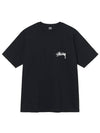 Fuzzy Dice T Shirt Black Men - STUSSY - BALAAN 2