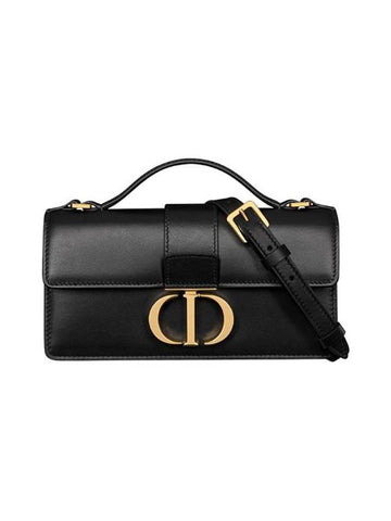 Miss Montaigne Smooth Calfskin Mini Bag Black - DIOR - BALAAN 1