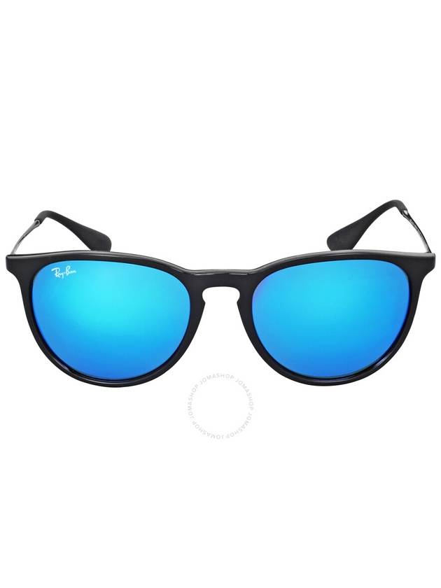 Ray Ban Erika Color Mix Blue Mirror Phantos Ladies Sunglasses RB4171 601/55 54 - RAY-BAN - BALAAN 1