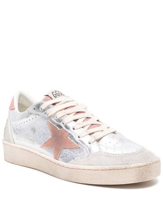 Ball Star Low Top Sneakers Silver - GOLDEN GOOSE - BALAAN 3