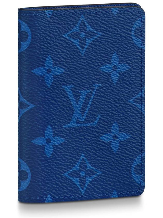 Men's Pocket Organizer Card Wallet Navy Blue - LOUIS VUITTON - BALAAN 2