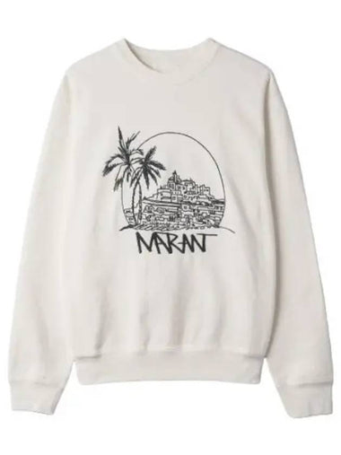 Mikoi Logo Sweatshirt White - ISABEL MARANT - BALAAN 1