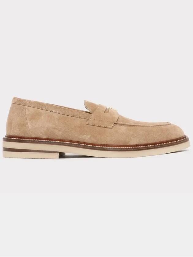 Penny slot suede loafers MZUPEAT709C8051 - BRUNELLO CUCINELLI - BALAAN 4