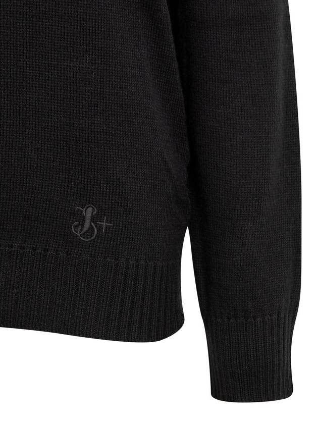 Jil Sander Wool Sweater With Logo - JIL SANDER - BALAAN 4