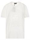 Men's Medusa Printing Round Short Sleeve T-Shirt White - VERSACE - BALAAN 2