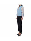 Woman's Grenoble Reversible Vest Blue - MONCLER - BALAAN 5