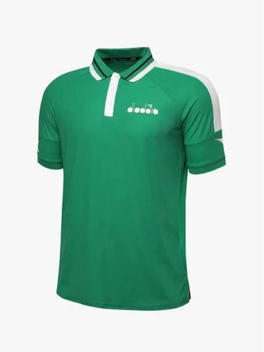 Diadora Icon SS Polo T shirt GREEN - DIADORA - BALAAN 1