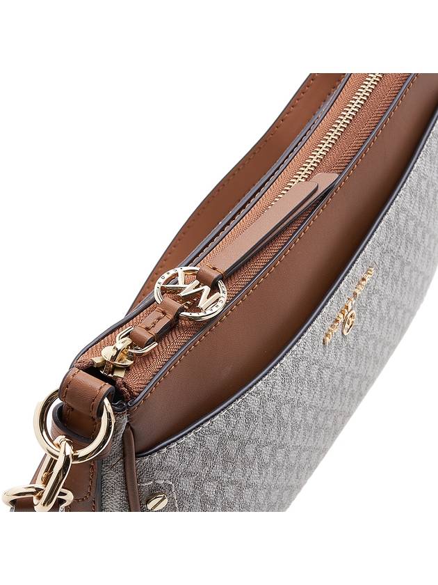 Jet Set Medium Logo Shoulder Bag Vanilla - MICHAEL KORS - BALAAN 11