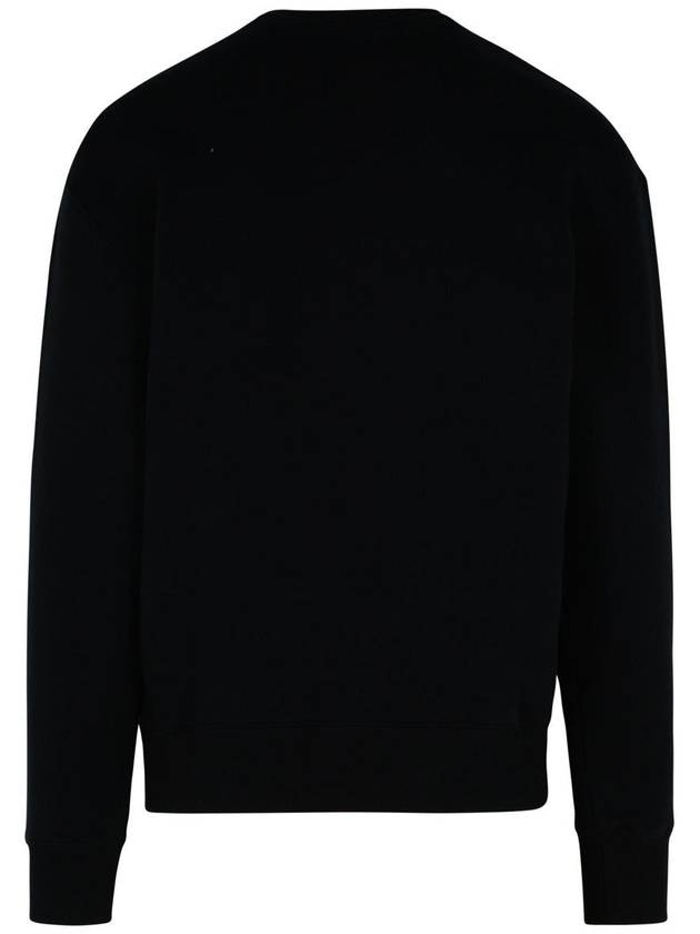 Fox Cotton Sweatshirt Black - MAISON KITSUNE - BALAAN 4