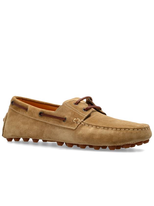 Tod’s Suede Moccasins, Men's, Beige - TOD'S - BALAAN 4