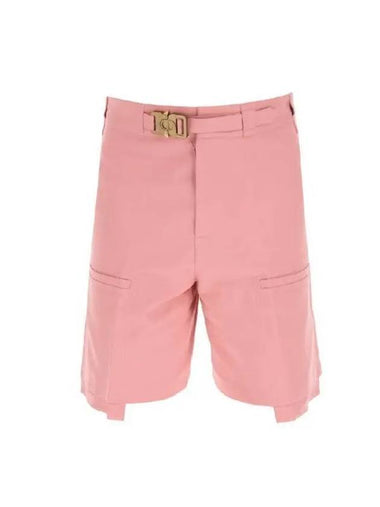 Cargo Bermuda Shorts Pink - DIOR - BALAAN 1