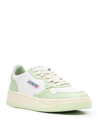 Autry Nile Green Medalist Low-Top Leather Sneakers, Brand Size 38 ( US Size 8 ) - AUTRY - BALAAN 2