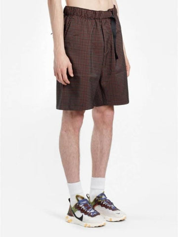 01AR1584060Tech Pack Woven Short PantsOrange Grid - NIKE - BALAAN 1