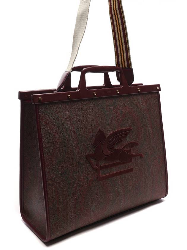 Pegasus Tote Bag Brown - ETRO - BALAAN 4