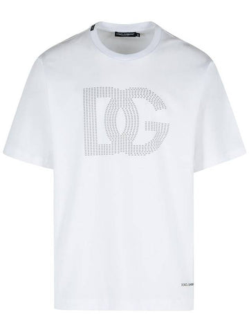 Dolce & Gabbana White Cotton T-Shirt - DOLCE&GABBANA - BALAAN 1