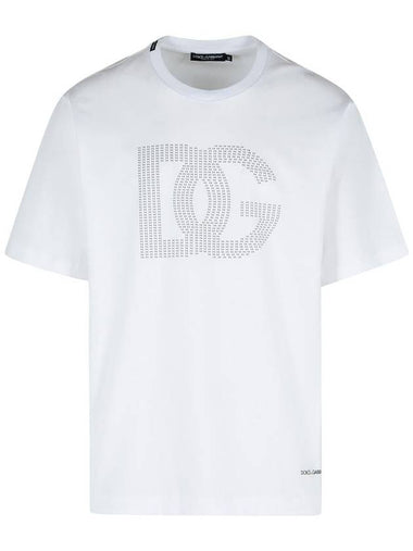 Dolce & Gabbana White Cotton T-Shirt - DOLCE&GABBANA - BALAAN 1