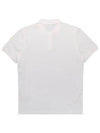 Men's Logo Pique Cotton Short Sleeve Polo Shirt White - MONCLER - BALAAN 3