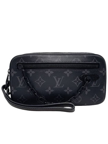 M68321 Eclipse Canvas Pochette Volga Clutch - LOUIS VUITTON - BALAAN 1