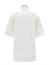 white cutout tee - MERLETTE - BALAAN 2