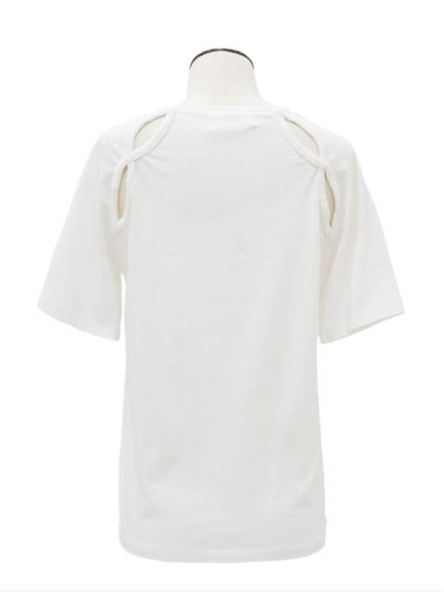 white cutout tee - MERLETTE - BALAAN 2