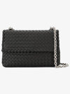 Olimpia Shoulder Bag Black - BOTTEGA VENETA - BALAAN 3