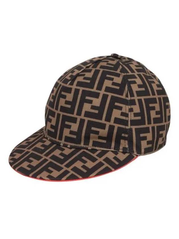 Fendirama Fabric Ball Cap Brown - FENDI - BALAAN 2