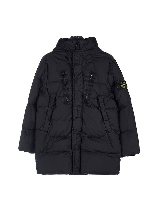 Kids Logo Patch Padding Black - STONE ISLAND - BALAAN 1