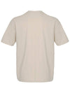 Men's Short Sleeve T-Shirt Light Beige SW21ETS01LI - SOLEW - BALAAN 3