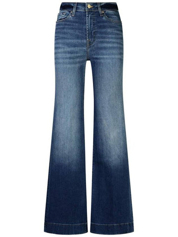 7 For All Mankind 'Modern Dojo' Blue Cotton Jeans - 7 FOR ALL MANKIND - BALAAN 1