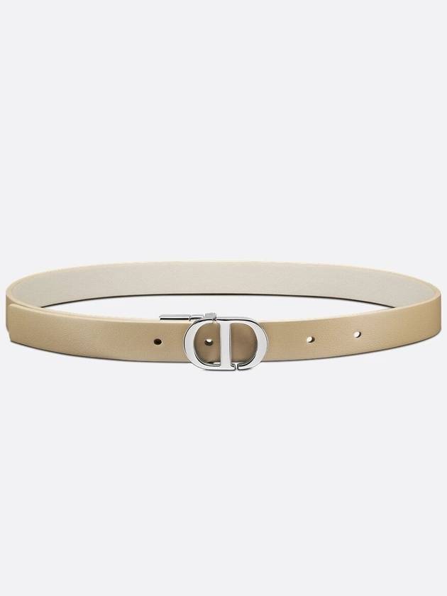 30 Montaigne Reversible Leather Belt Latte Beige - DIOR - BALAAN 2