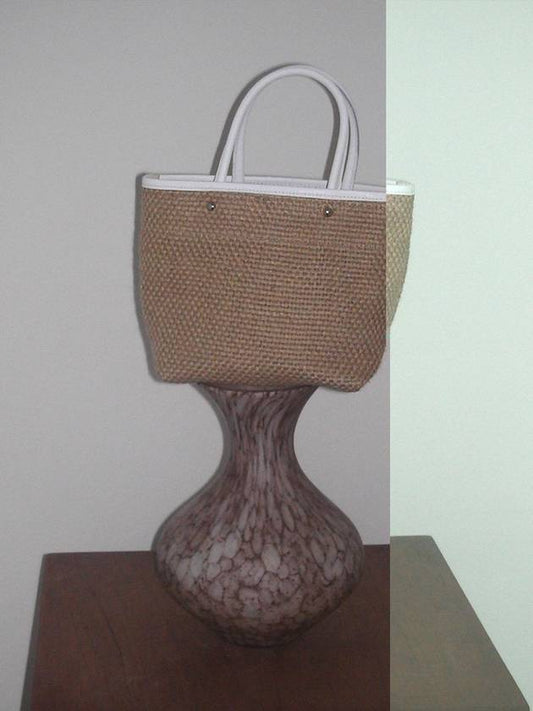 Petite Rustic Tote White - AT MY FINGERTIP - BALAAN 2