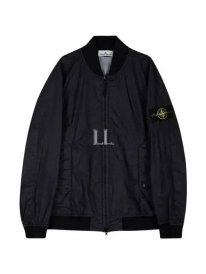 Membrana 3L TC Bomber Jacket Navy - STONE ISLAND - BALAAN 2