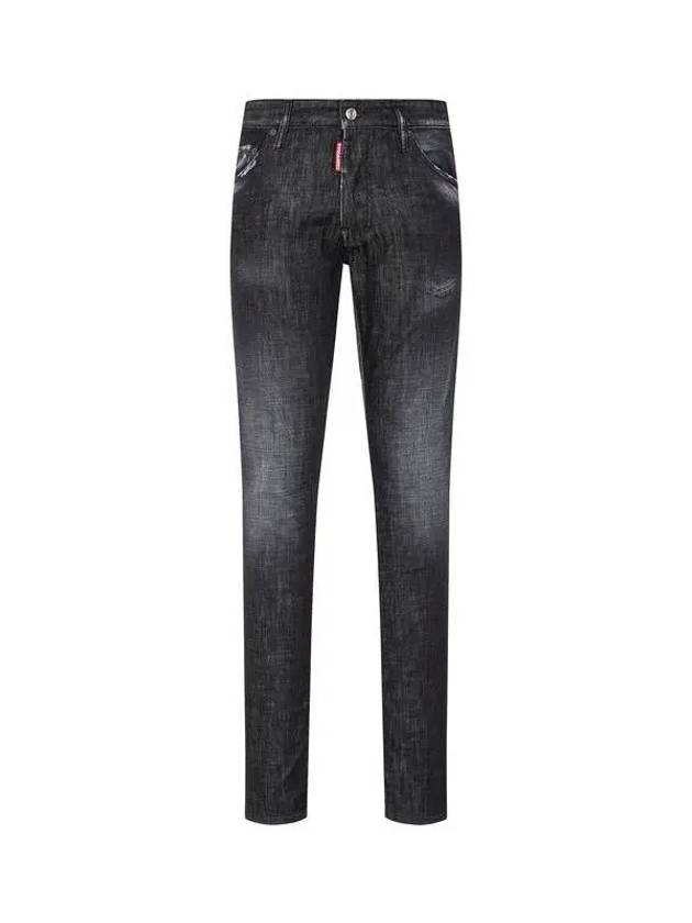 Men's Felt Logo Patch Cool Guy Jeans COOL GUY Washed Black 271239 - DSQUARED2 - BALAAN 1