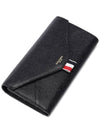 Envelope Continental Long Wallet Black - THOM BROWNE - BALAAN 6