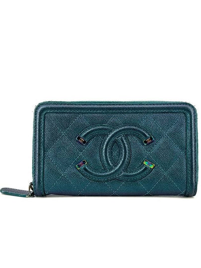 Caviar Cosmetic Zipper Medium Wallet - CHANEL - BALAAN 2