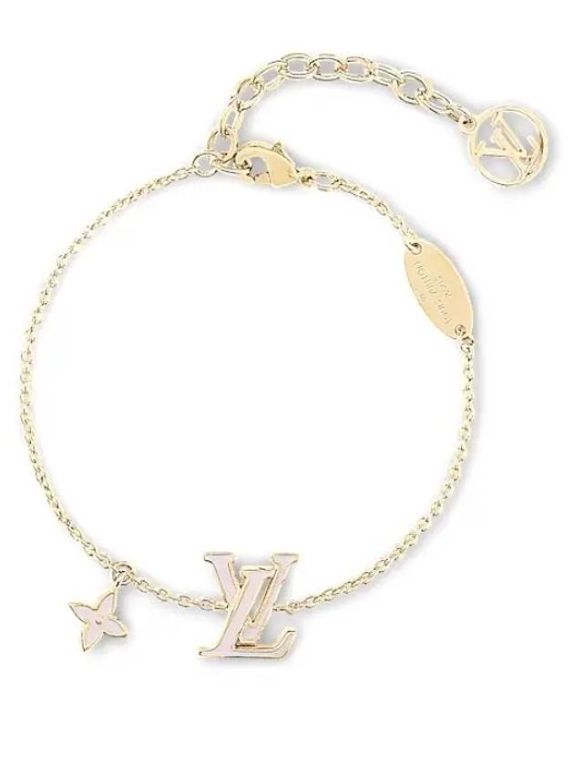 LV Iconic Enamel Bracelet Pink Gold - LOUIS VUITTON - BALAAN 2