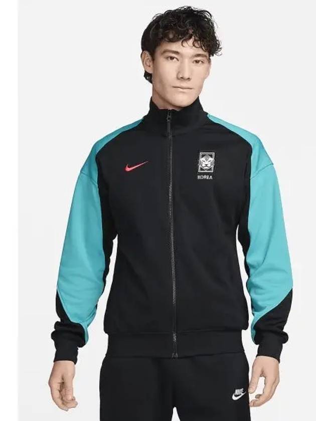 Korea Dri-Fit Academy Pro Soccer Track Jacket Black Teal Nebula - NIKE - BALAAN 2