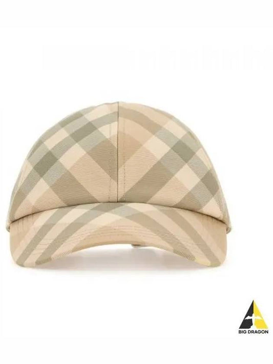 Check Ball Cap Beige - BURBERRY - BALAAN 2