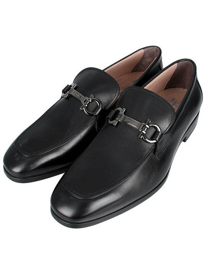 Men's Gancini Loafers Black - SALVATORE FERRAGAMO - BALAAN 2