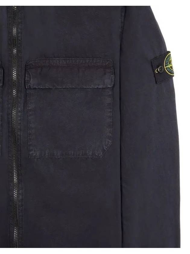 Wappen Old Effect Hooded Jacket Navy - STONE ISLAND - BALAAN 6