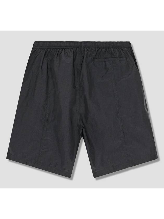 Pocket Heart Logo Swim Shorts Black - AMI - BALAAN 3