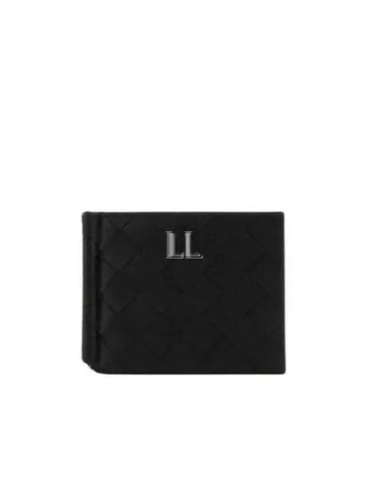 Intrecciato Money Clip Half Wallet Black - BOTTEGA VENETA - BALAAN 2