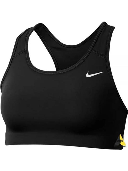 Women's Swoosh Medium Support Non Padded Sports Bra Black - NIKE - BALAAN 2