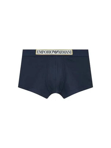 UNDERWEAR Men s Front Logo Banding Cotton Drose Marine 271477 - EMPORIO ARMANI - BALAAN 1