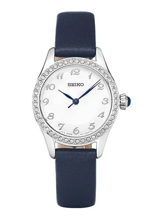 SUR385P2 Women’s Leather Watch - SEIKO - BALAAN 1