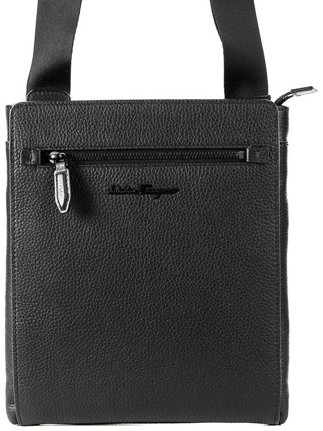 Firenze Leather Cross Bag Black - SALVATORE FERRAGAMO - BALAAN 2